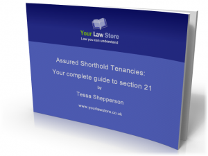 Tessa's new section 21 ebook