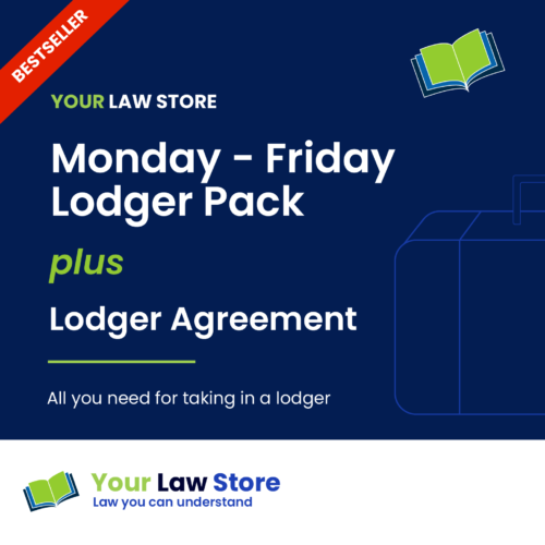 Monday - Friday Lodger Pack plus Lodger Agreement